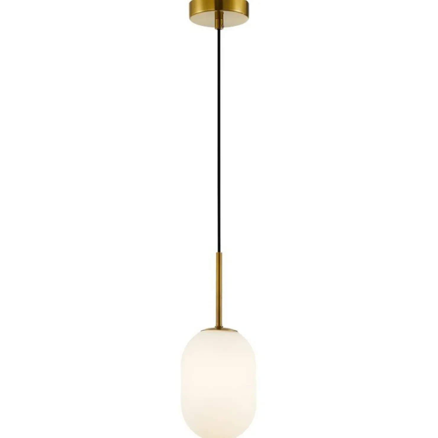 Discount Sklep Kaja Stylowa lampa wisząca z białym kloszem ML0317 ALIAS | Kaja Oświetlenie