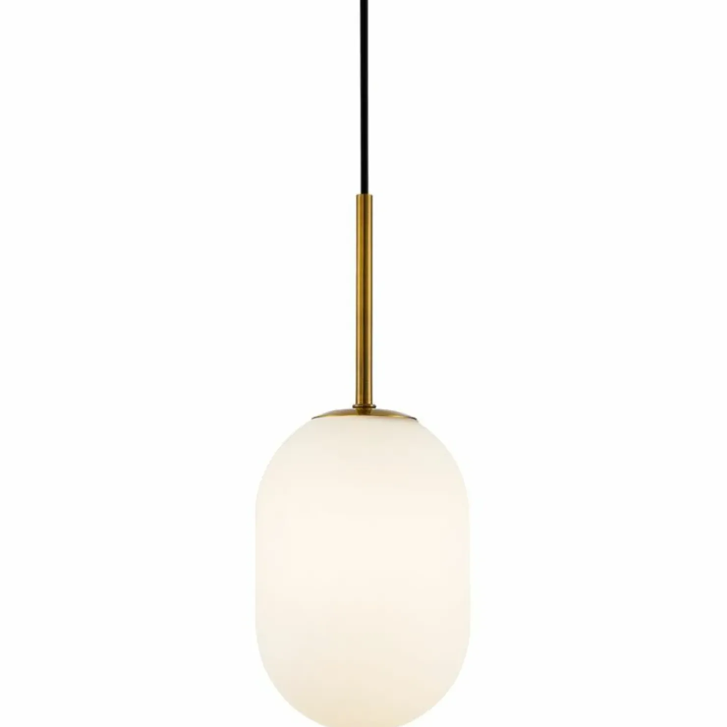 Discount Sklep Kaja Stylowa lampa wisząca z białym kloszem ML0317 ALIAS | Kaja Oświetlenie