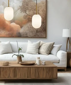 Discount Sklep Kaja Stylowa lampa wisząca z białym kloszem ML0317 ALIAS | Kaja Oświetlenie