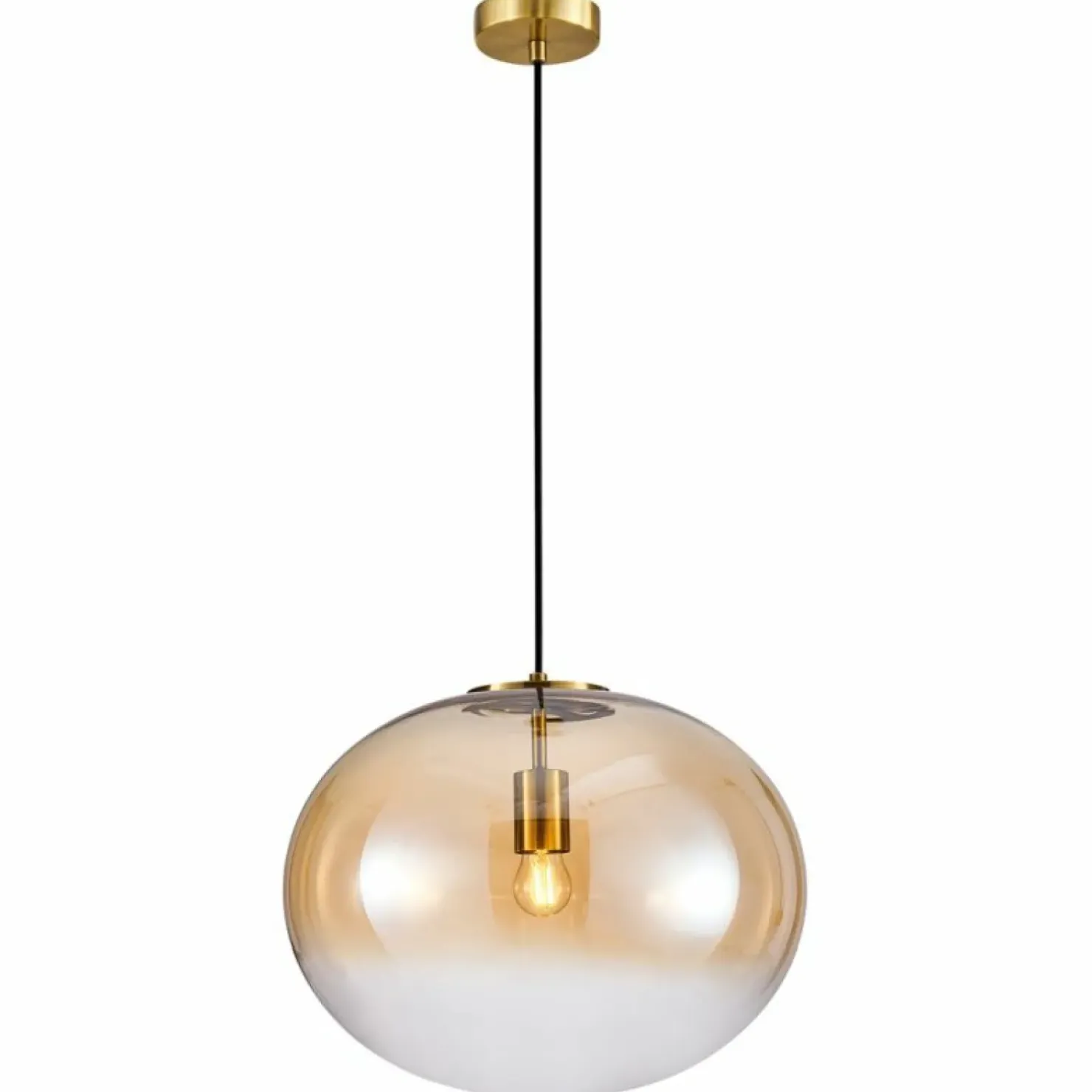Store Sklep Kaja Stylowa lampa wisząca z ciepłym kloszem ML0342 CAMPANIA | Kaja