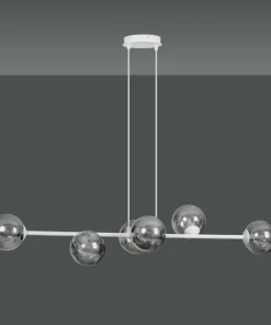 Flash Sale Sklep Kaja Stylowa lampa wisząca z kloszami do salonu 878/6 | Kaja Oświetlenie