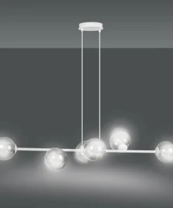 Flash Sale Sklep Kaja Stylowa lampa wisząca z kloszami do salonu 878/6 | Kaja Oświetlenie