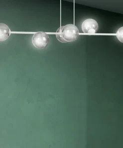 Flash Sale Sklep Kaja Stylowa lampa wisząca z kloszami do salonu 878/6 | Kaja Oświetlenie
