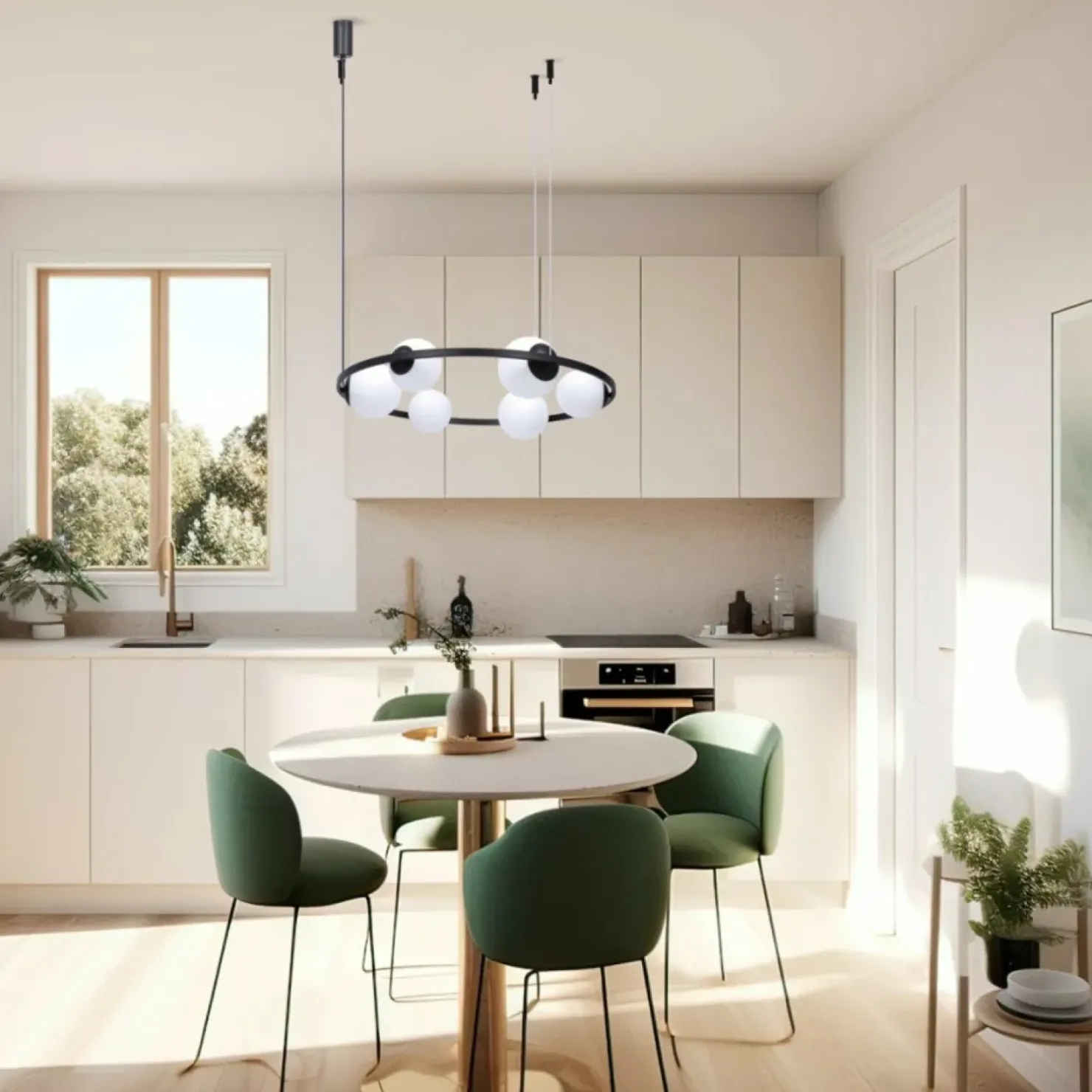 Sale Sklep Kaja Stylowa lampa wisząca z kloszami w dwóch rozmiarach 5007 z serii ORBIT
