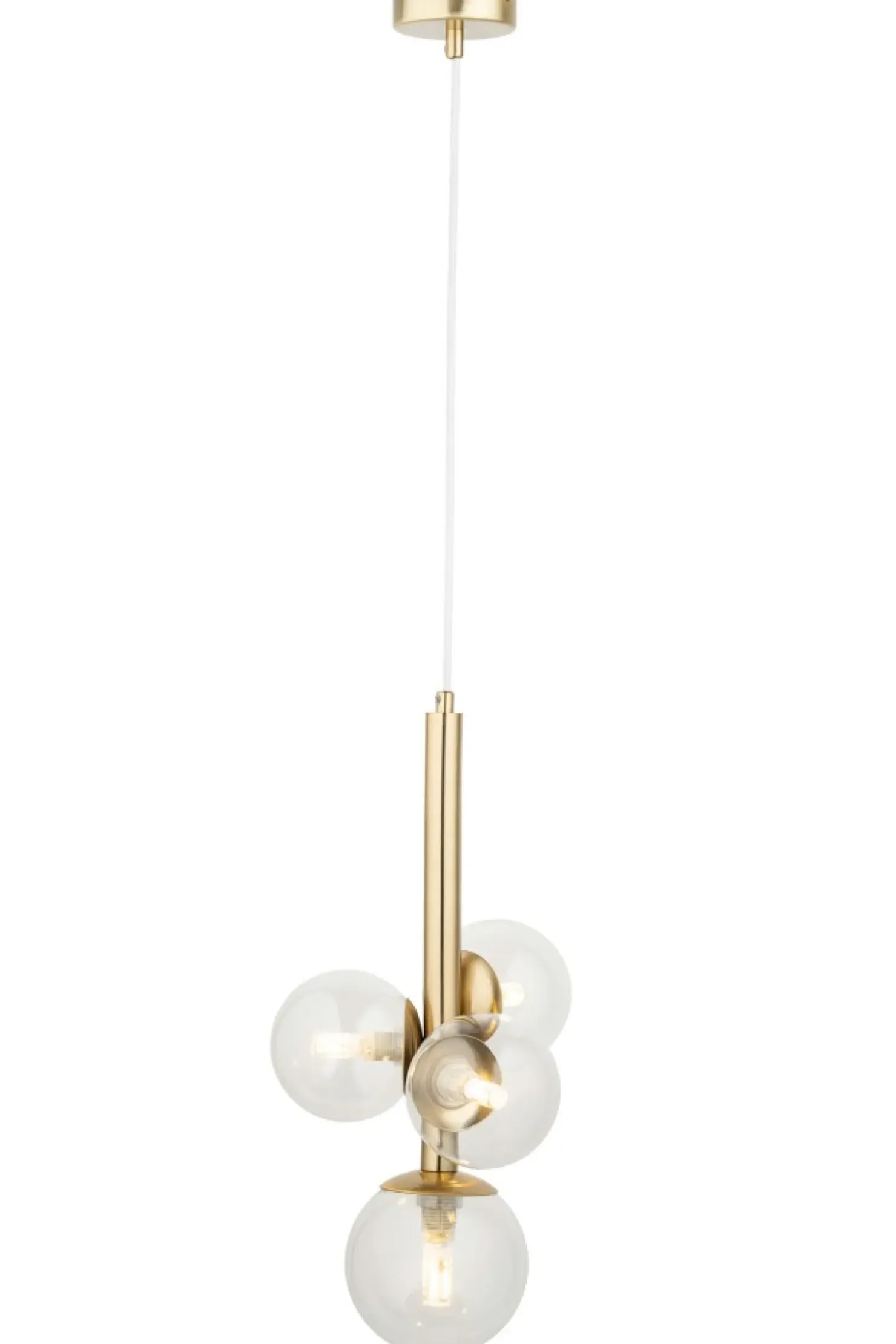 Best Sklep Kaja Stylowa lampa wisząca z kulistymi kloszami SIG 40856 z serii PERLA LUX