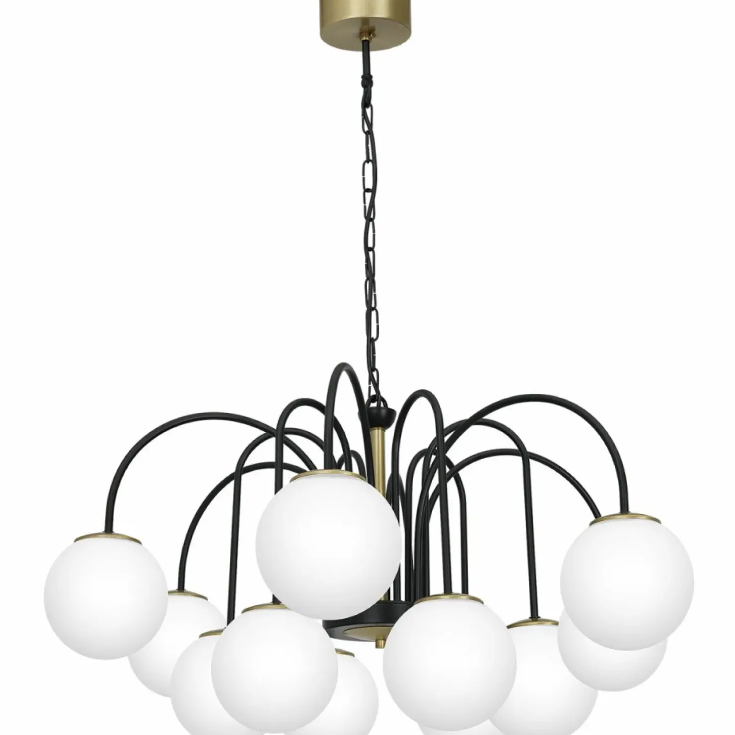 Discount Sklep Kaja Stylowa lampa wisząca z mlecznymi kloszami LX 3201 z serii CAMBRIDGE