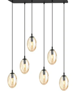 Cheap Sklep Kaja Stylowa lampa wisząca z ozdobnymi kloszami 1267/6 z serii ASTRAL