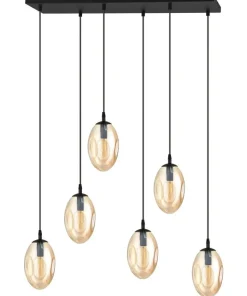 Cheap Sklep Kaja Stylowa lampa wisząca z ozdobnymi kloszami 1267/6 z serii ASTRAL