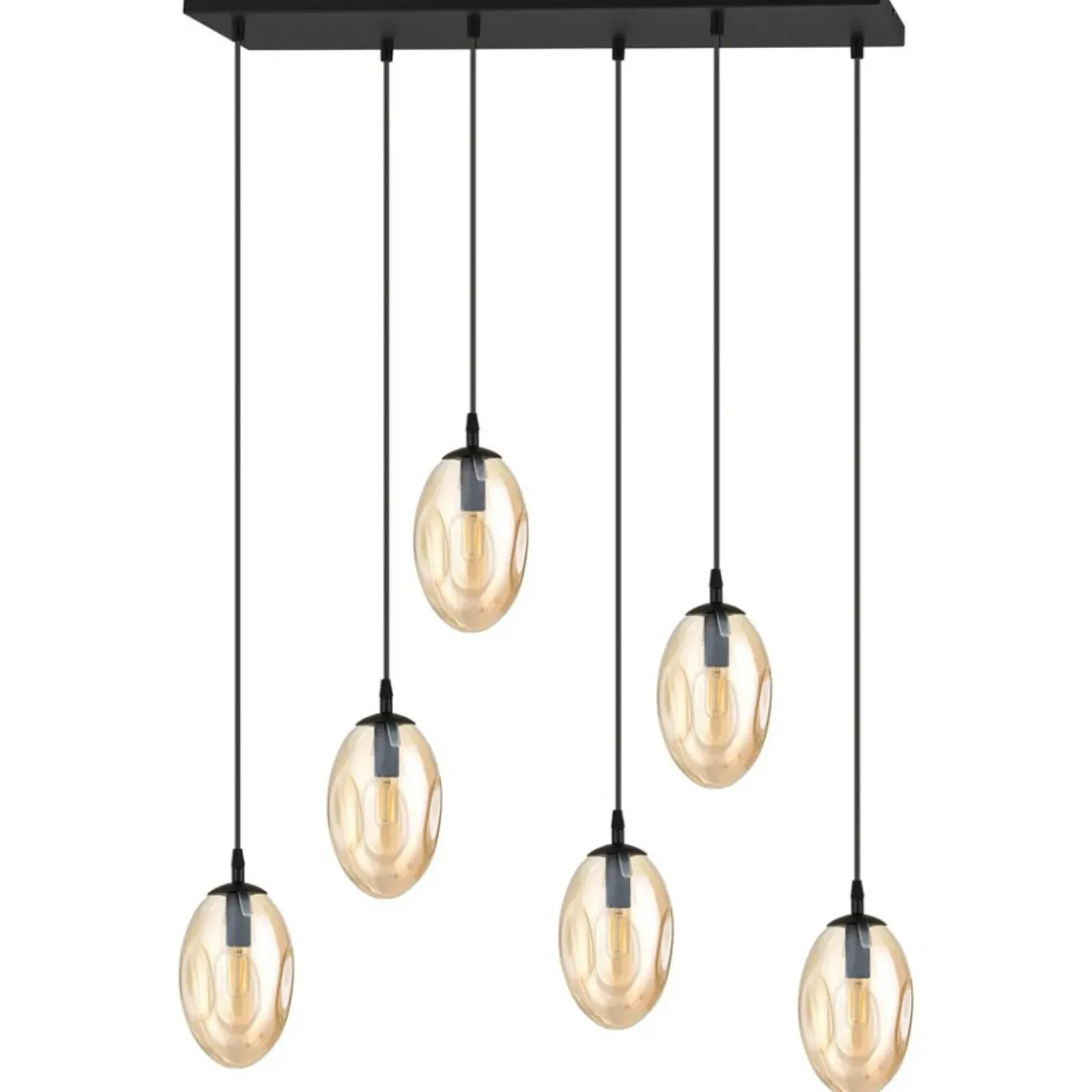 Cheap Sklep Kaja Stylowa lampa wisząca z ozdobnymi kloszami 1267/6 z serii ASTRAL