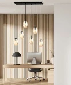 Cheap Sklep Kaja Stylowa lampa wisząca z ozdobnymi kloszami 1267/6 z serii ASTRAL