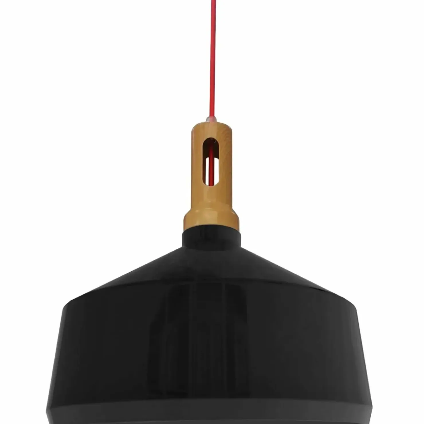 Outlet Sklep Kaja Stylowa lampa wisząca z szerokim kloszem 31-10438 z serii ROBINSON brązowy