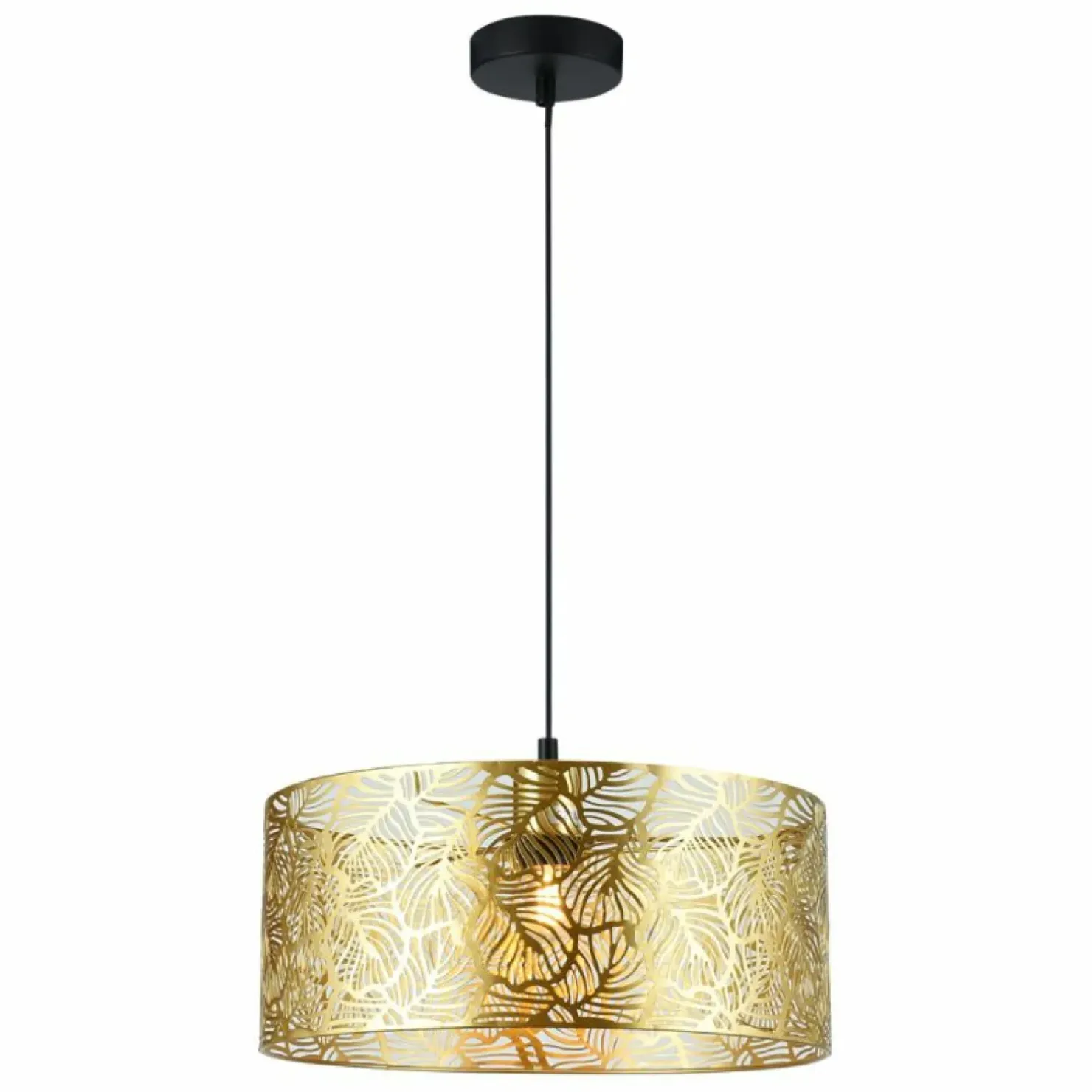 Discount Sklep Kaja Stylowa lampa wisząca ze złotym abażurem MLP0870 BLOSSOM | Kaja