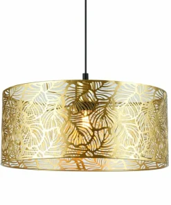 Discount Sklep Kaja Stylowa lampa wisząca ze złotym abażurem MLP0870 BLOSSOM | Kaja
