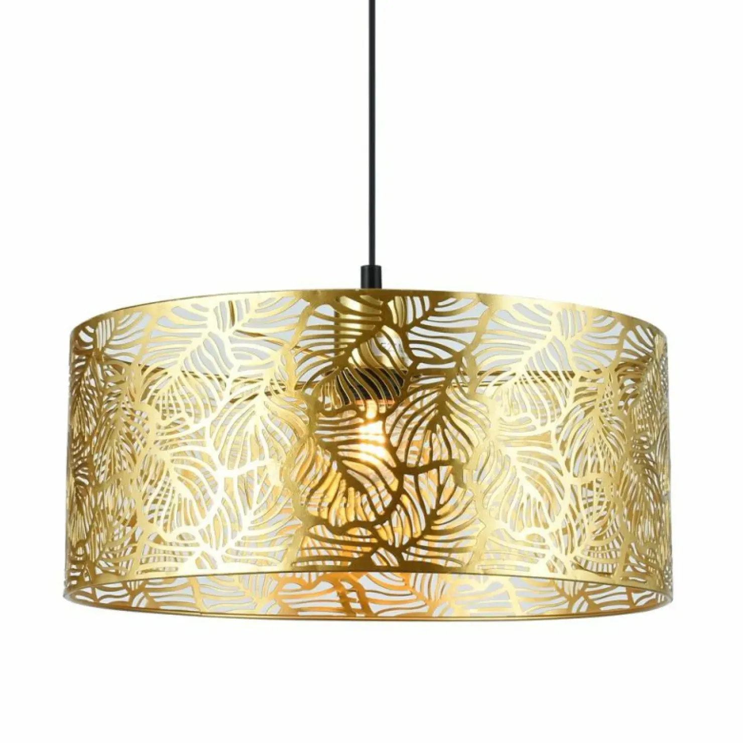 Discount Sklep Kaja Stylowa lampa wisząca ze złotym abażurem MLP0870 BLOSSOM | Kaja