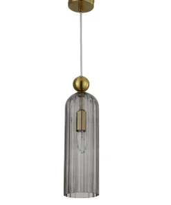 Flash Sale Sklep Kaja Stylowa lampa z dymionym kloszem LP-939/1P SMOKED z serii PIEGA | Kaja