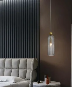 Flash Sale Sklep Kaja Stylowa lampa z dymionym kloszem LP-939/1P SMOKED z serii PIEGA | Kaja