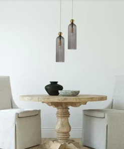 Flash Sale Sklep Kaja Stylowa lampa z dymionym kloszem LP-939/1P SMOKED z serii PIEGA | Kaja