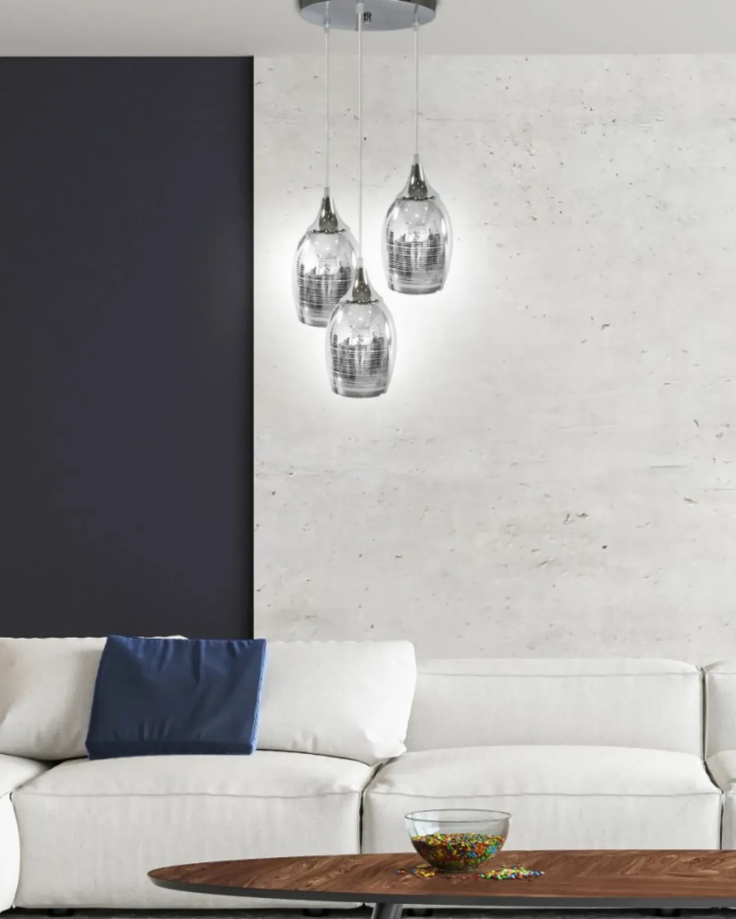 Stylowa lampa z ozdobnymi kloszami 33-60181 MARINA | Kaja Oświetlenie*Sklep Kaja Online