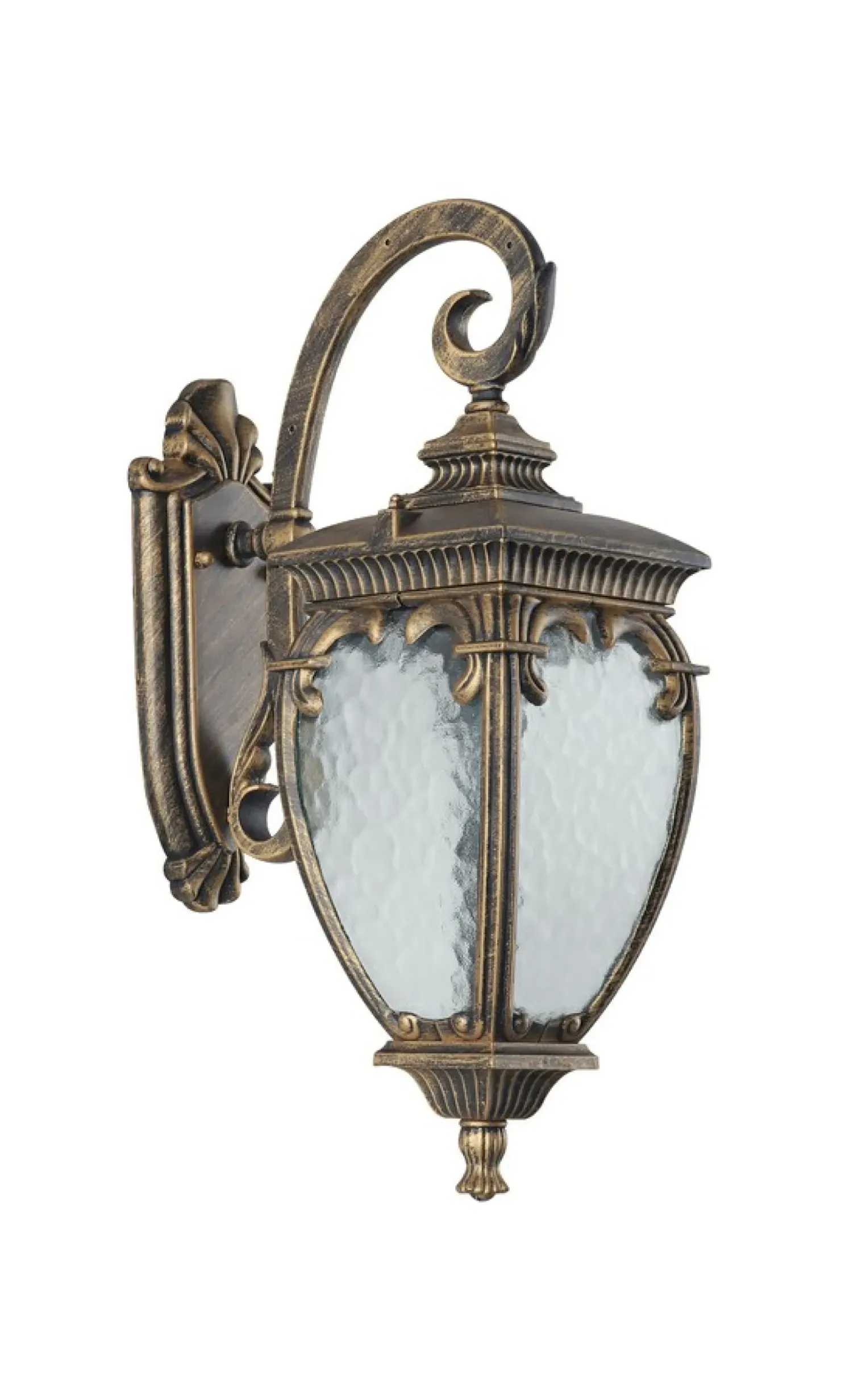 Stylowa lampa zewnętrzna, kinkiet w stylu retro O414WL-01GB FLEUR*Sklep Kaja Cheap
