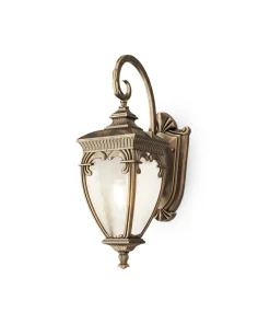 Stylowa lampa zewnętrzna, kinkiet w stylu retro O414WL-01GB FLEUR*Sklep Kaja Cheap