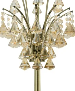 Stylowa lampka biurkowa z kryształami 6246/1D 21QG | Kaja Oświetlenie*Sklep Kaja New