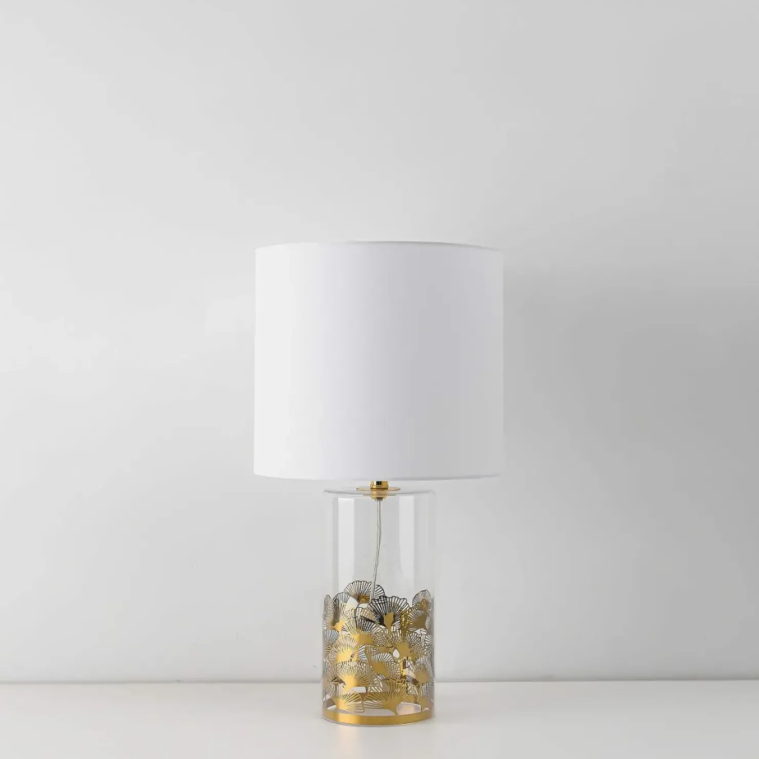 Stylowa lampka do eleganckiego salonu LP-818/1T WH z serii SUNFLOWER*Sklep Kaja Cheap