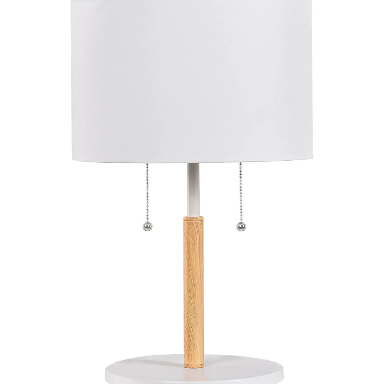 Stylowa lampka nocna z abażurem LP-0304/2T WH FOGO | Kaja Oświetlenie*Sklep Kaja Outlet
