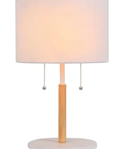 Stylowa lampka nocna z abażurem LP-0304/2T WH FOGO | Kaja Oświetlenie*Sklep Kaja Outlet
