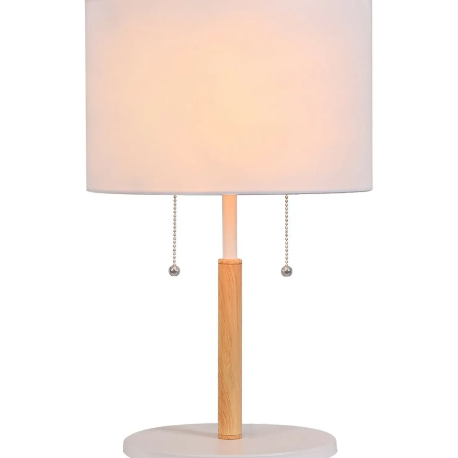 Stylowa lampka nocna z abażurem LP-0304/2T WH FOGO | Kaja Oświetlenie*Sklep Kaja Outlet