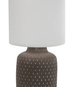 Stylowa lampka stołowa z białym abażurem 41-79862 INER | Kaja*Sklep Kaja Best Sale