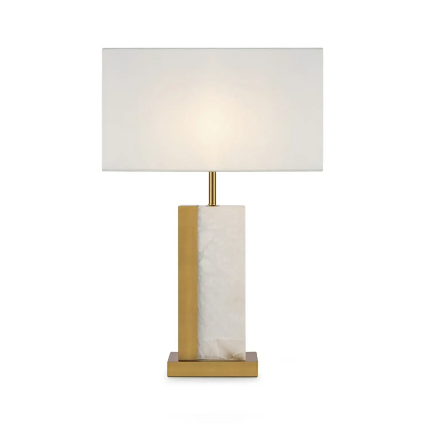 Stylowa lampka stołowa z podstawą z alabastru Z031TL-01BS BIANCO*Sklep Kaja Hot