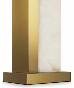Stylowa lampka stołowa z podstawą z alabastru Z031TL-01BS BIANCO*Sklep Kaja Hot