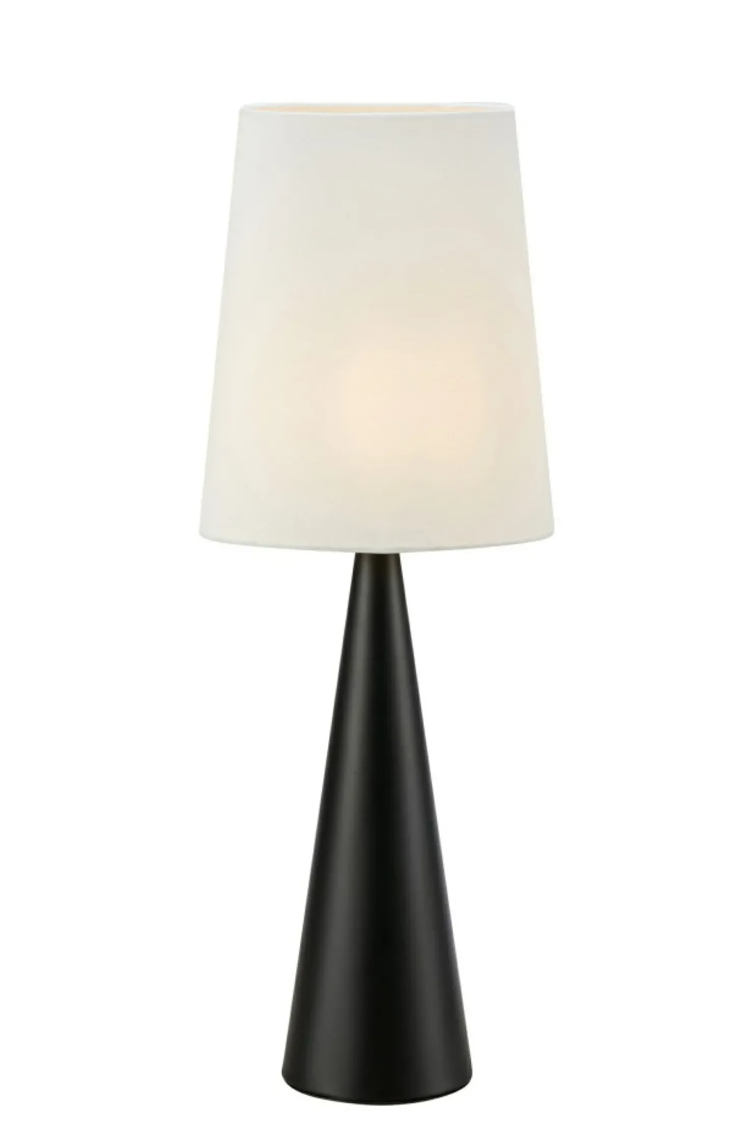 Stylowa lampka stołowa ze stożkową podstawą 108597 z serii CONUS*Sklep Kaja Shop