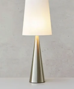 Stylowa lampka z abażurem na szafkę nocną 108624 z serii CONUS | Kaja*Sklep Kaja Flash Sale