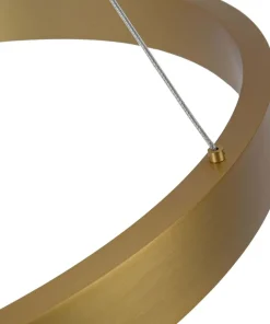 Hot Sklep Kaja Stylowa, ledowa lampa wisząca LP-033/1P S GD TRIANGLE z serii MIDWAY
