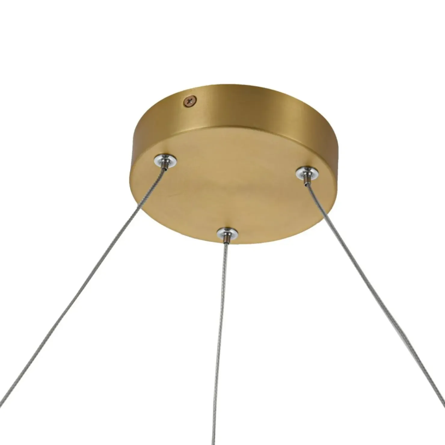 Hot Sklep Kaja Stylowa, ledowa lampa wisząca LP-033/1P S GD TRIANGLE z serii MIDWAY