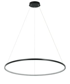 Cheap Sklep Kaja Stylowa obręcz wisząca, LED ring LP-909/1P L BK RING | Kaja