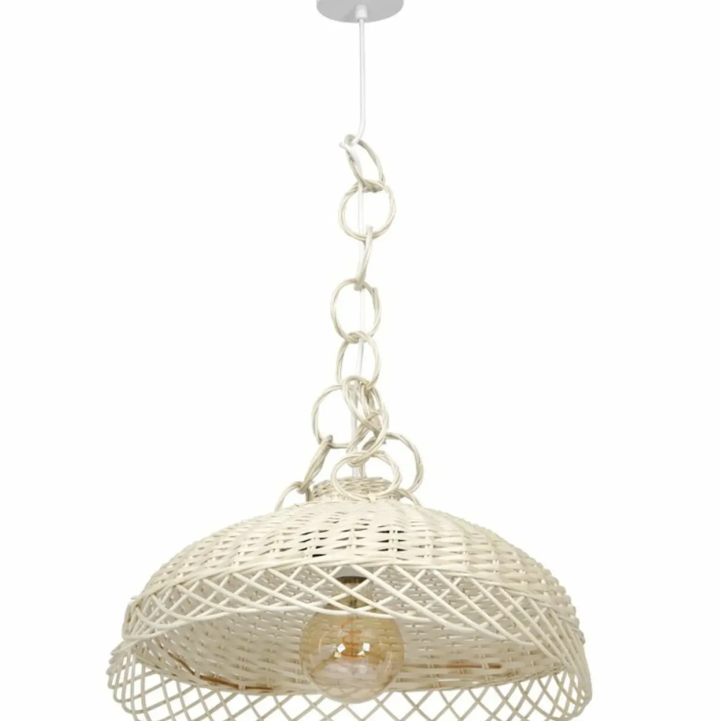 Hot Sklep Kaja Stylowa, pleciona lampa wisząca w stylu boho MLP7997 VIMINI | Kaja