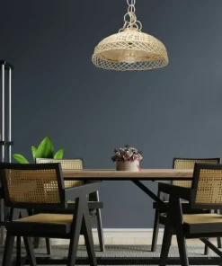 Hot Sklep Kaja Stylowa, pleciona lampa wisząca w stylu boho MLP7997 VIMINI | Kaja