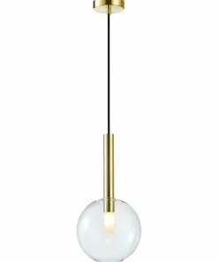 Outlet Sklep Kaja Stylowa, pojedyncza lampa wisząca z kulą ML0328 NIKO | Kaja