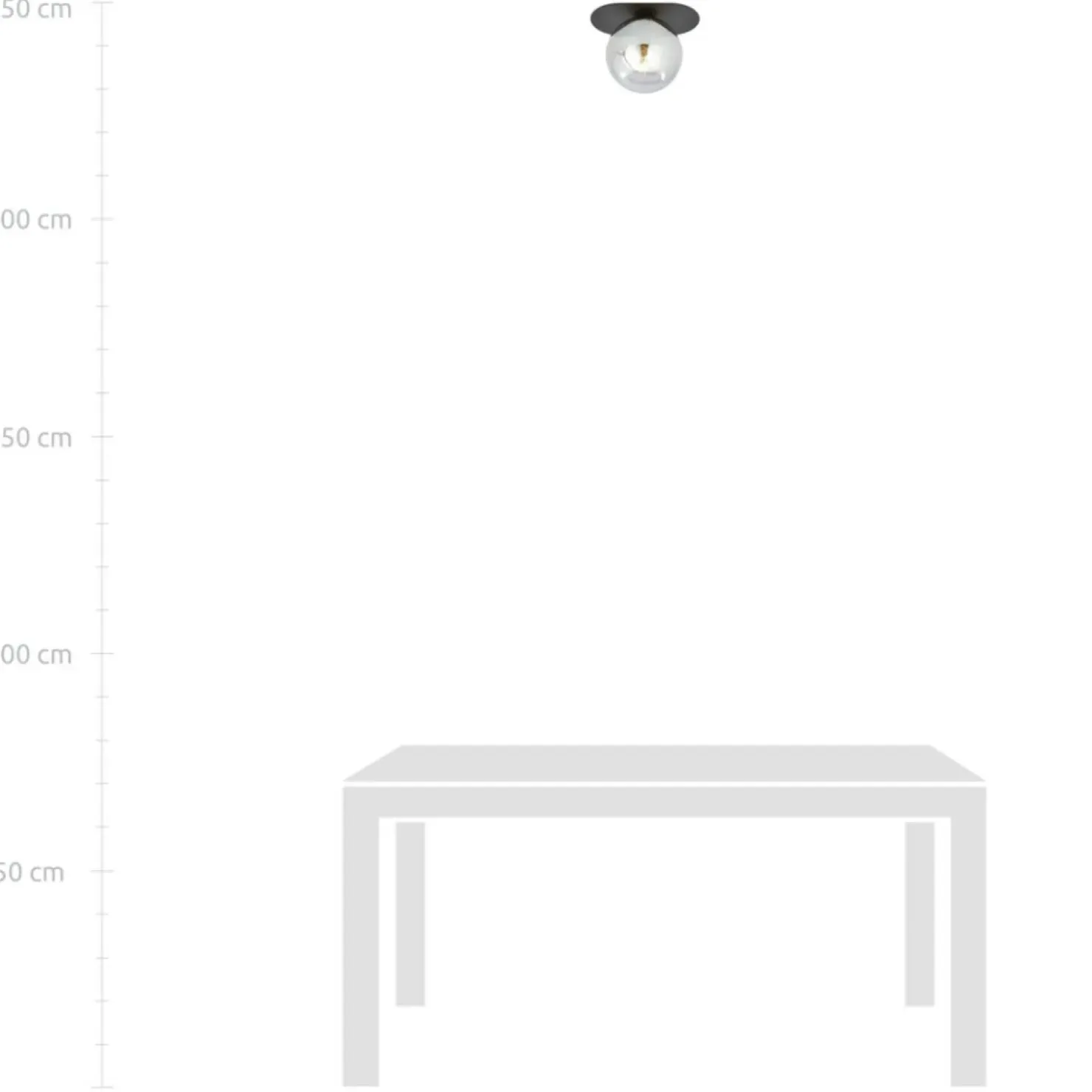 Stylowa, punktowa lampa sufitowa, mała kula 1119/1 PLAZA | Kaja*Sklep Kaja Flash Sale