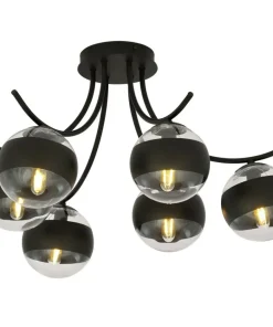 Sale Sklep Kaja Stylowa, rozłożysta lampa sufitowa do salonu 1111/6 BOSTON | Kaja