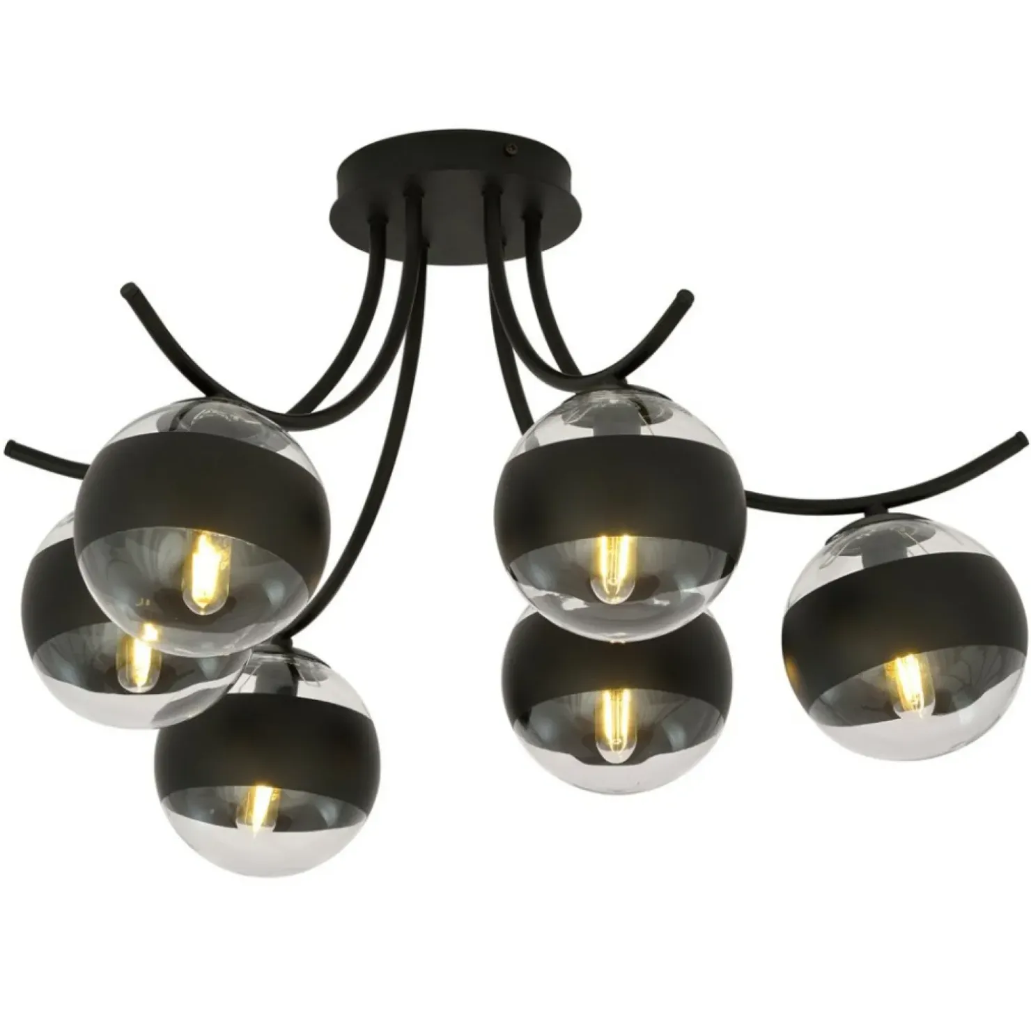 Sale Sklep Kaja Stylowa, rozłożysta lampa sufitowa do salonu 1111/6 BOSTON | Kaja