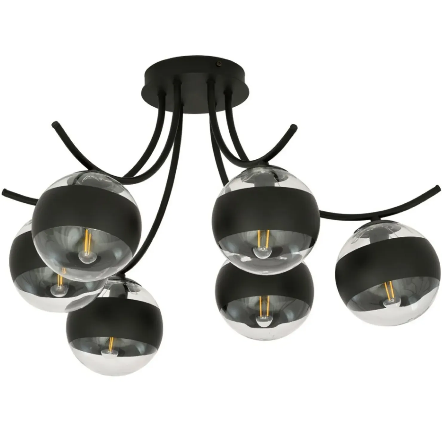 Sale Sklep Kaja Stylowa, rozłożysta lampa sufitowa do salonu 1111/6 BOSTON | Kaja