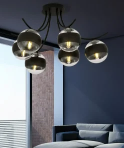 Sale Sklep Kaja Stylowa, rozłożysta lampa sufitowa do salonu 1111/6 BOSTON | Kaja