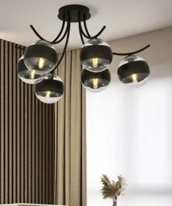 Sale Sklep Kaja Stylowa, rozłożysta lampa sufitowa do salonu 1111/6 BOSTON | Kaja