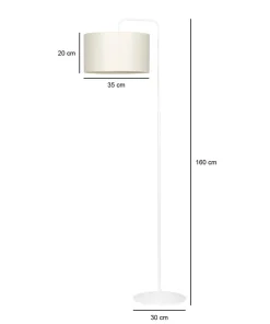 Stylowa, subtelna lampa stojąca do salonu 572/1 TRAPO | Kaja*Sklep Kaja New