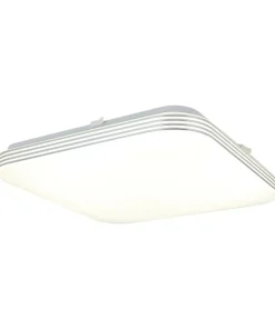 Stylowy plafon LED, srebra ramka 26x26cm 4000K EK5362 AJAX | Kaja*Sklep Kaja New