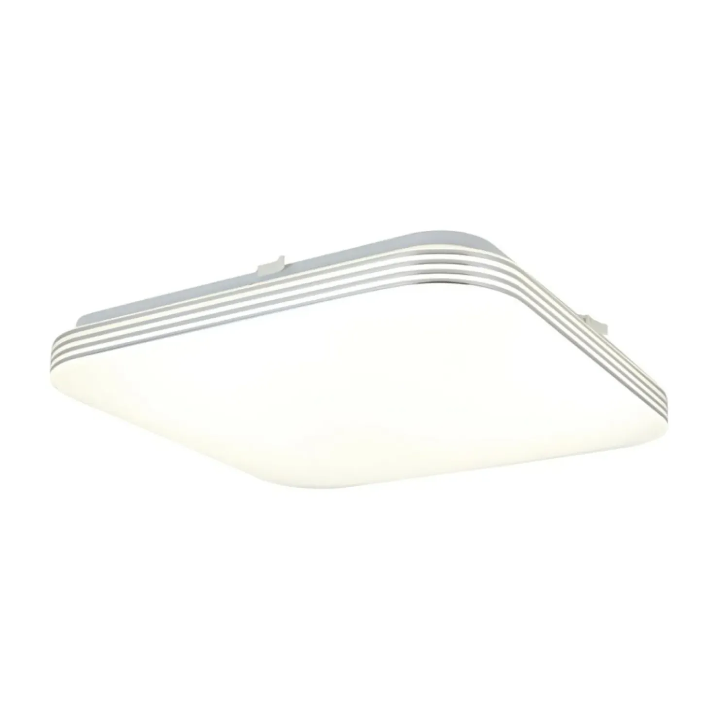 Stylowy plafon LED, srebra ramka 26x26cm 4000K EK5362 AJAX | Kaja*Sklep Kaja New