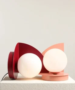 Subtelna, dziewczęca lampka nocna ⌀14cm 1125B11 z serii LOOP | Kaja Oświetlenie*Sklep Kaja Best